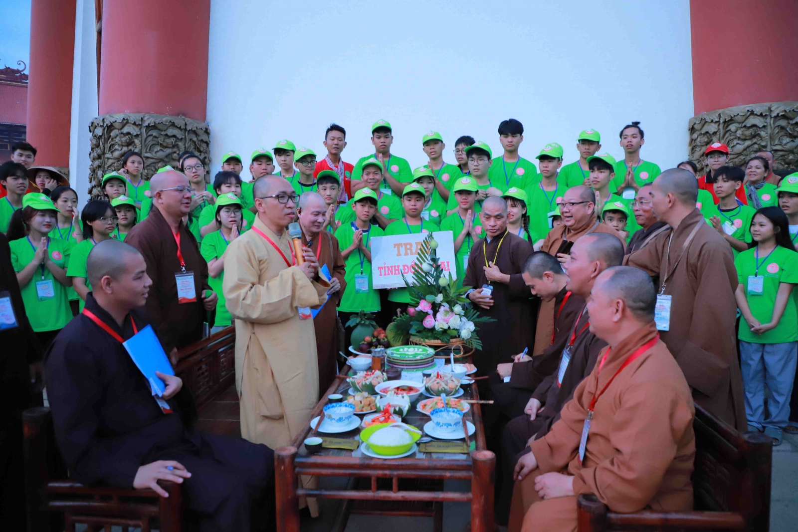 Chùm Ảnh - Mâm Cơm Hiếu Hạnh tại Hội trại Tuổi trẻ và Phật giáo lần thứ 14